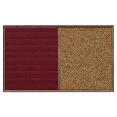 United Visual Products Slim Style Indoor Enclosed Corkboard, 18 UV501SCH-GOLD-BLACK